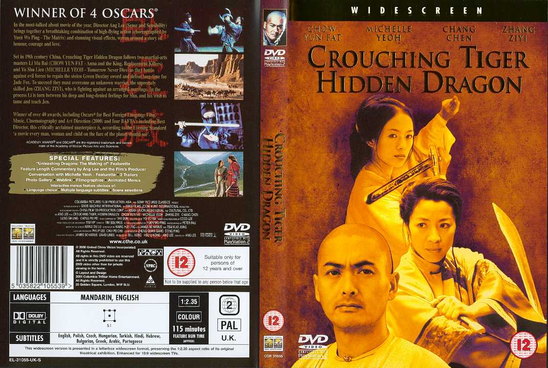Crouching Tiger, Hidden Dragon Cover Scan