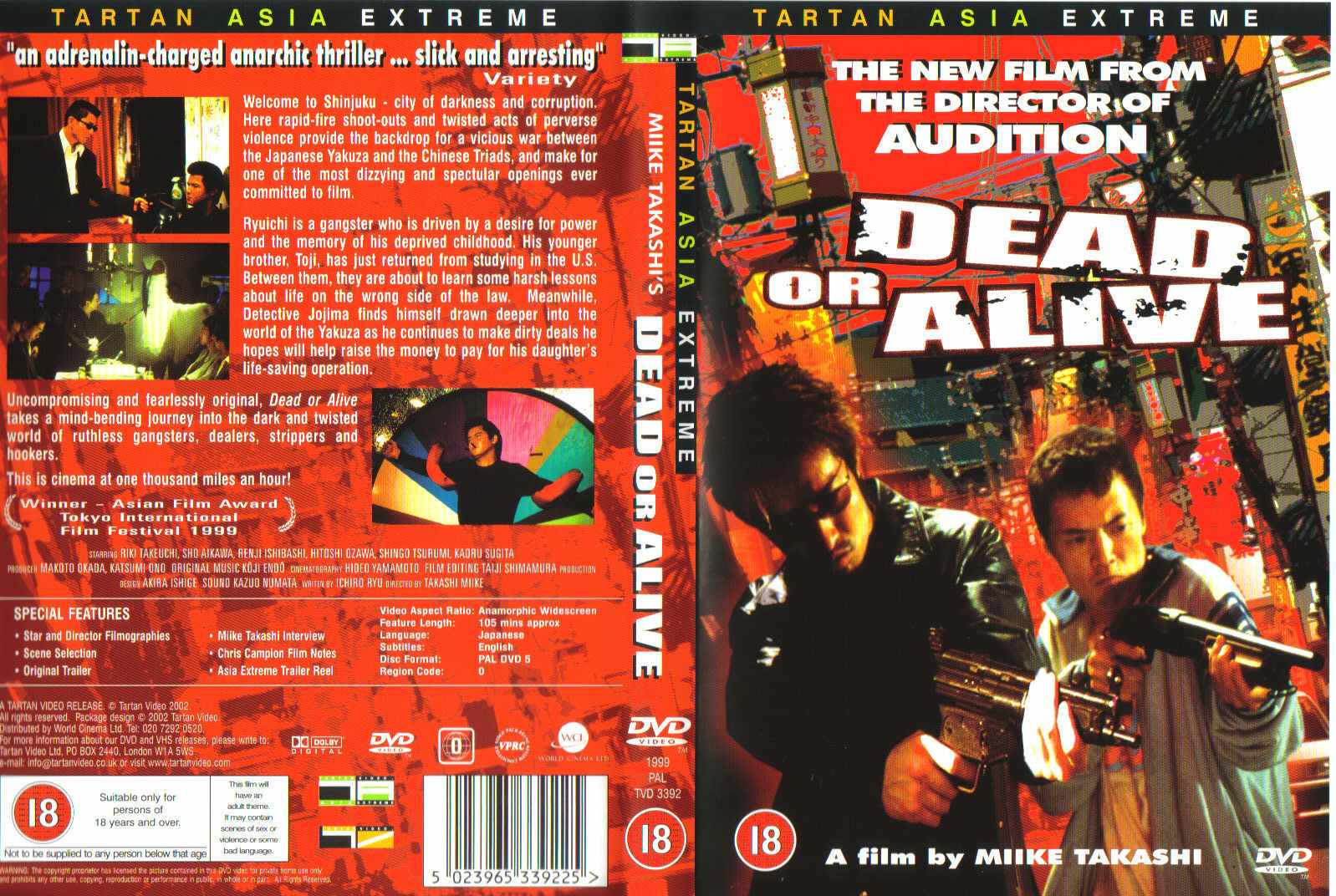 Dead or Alive (Tartan) Cover Scan