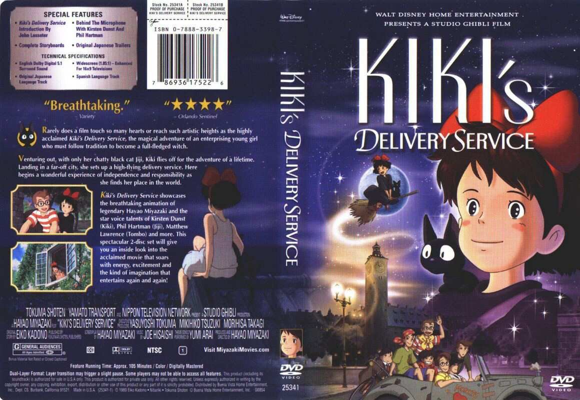 Kiki`s Delivery Service Cover Scan