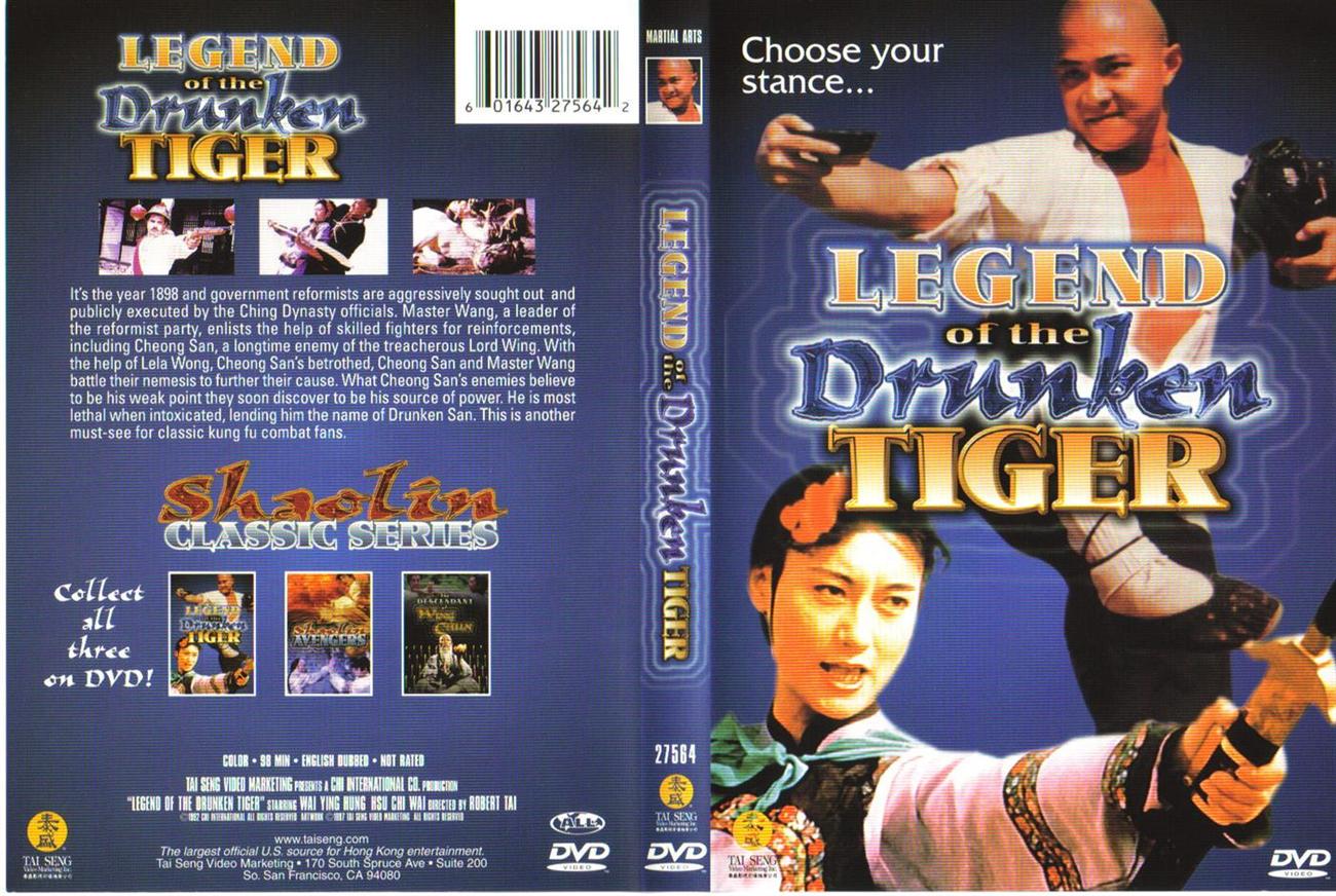 Legend of the Drunken Tiger Cover Scan