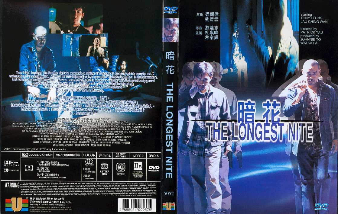 Longest Nite, The Cover Scan