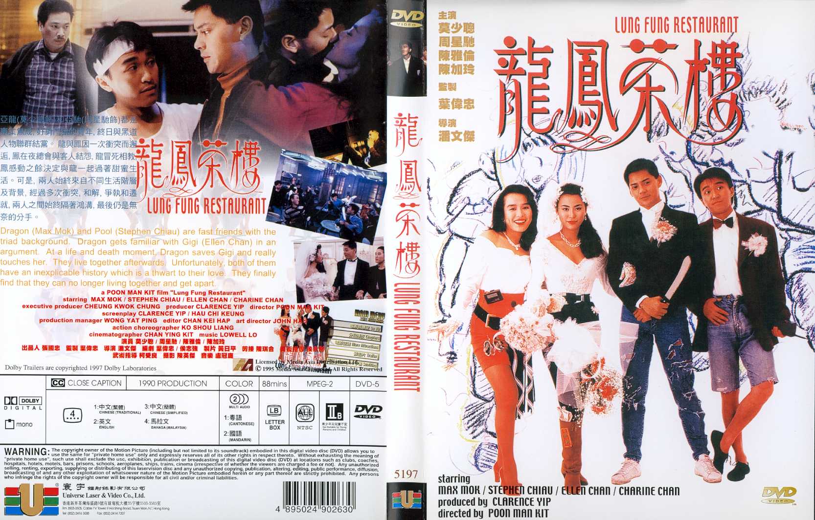 Lung Fung Restaurant Cover Scan