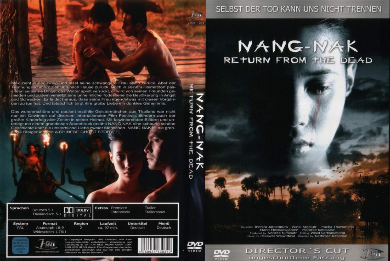 Nang Nak:Return from the Dead (German) Cover Scan
