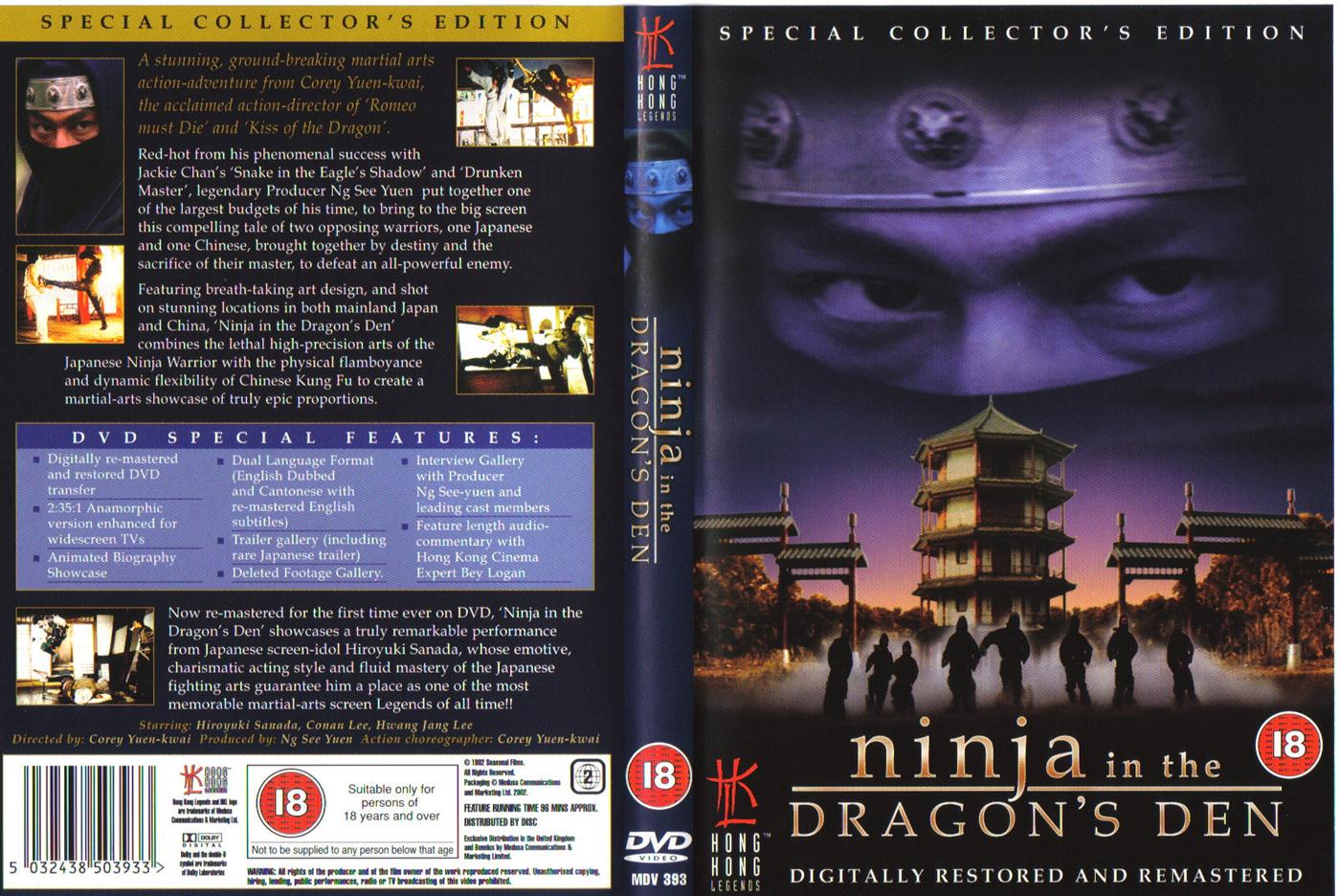 Ninja in the Dragons Den Cover Scan
