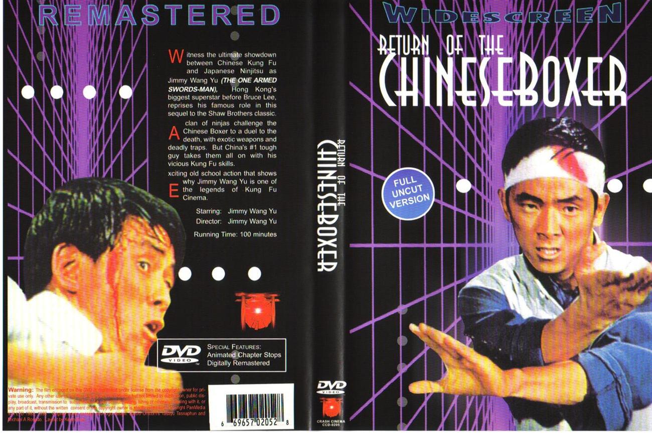 Return of the Chinese Boxer Cover Scan