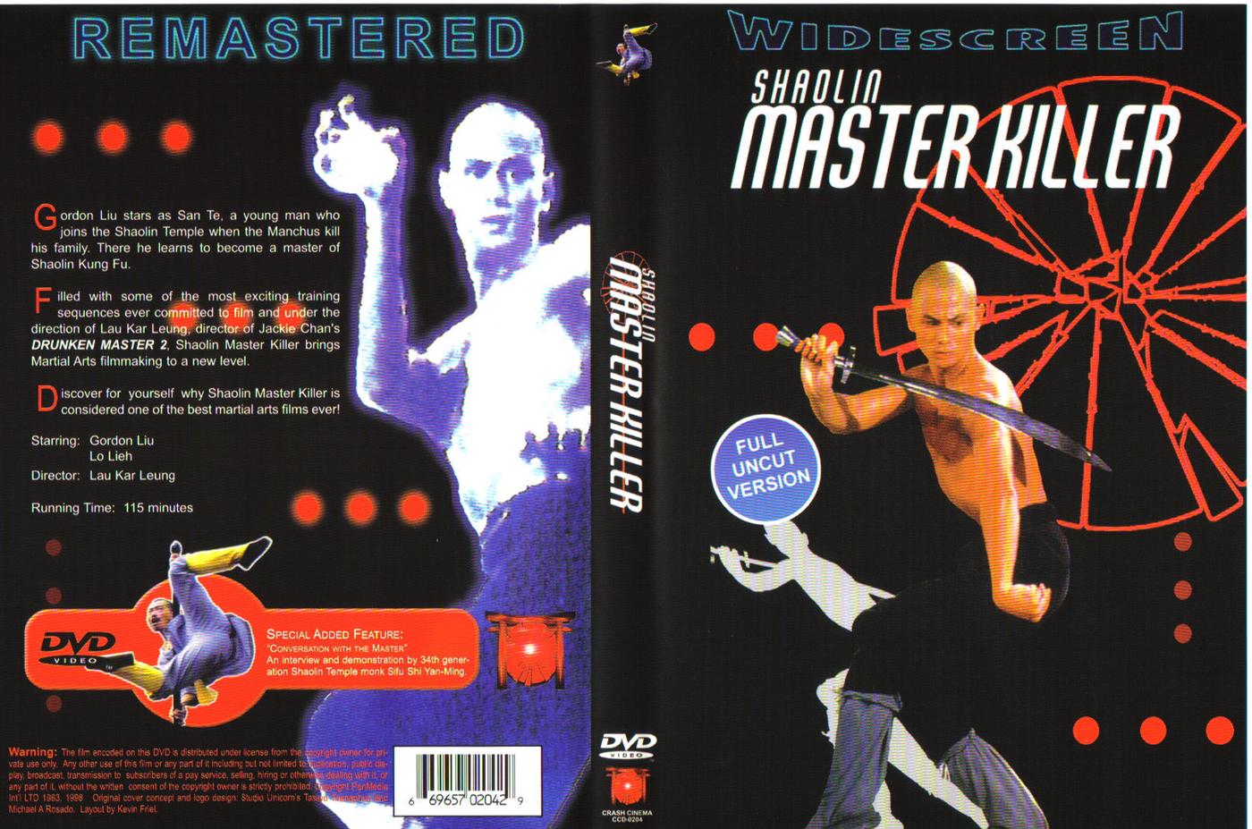 Shaolin Master Killer Cover Scan