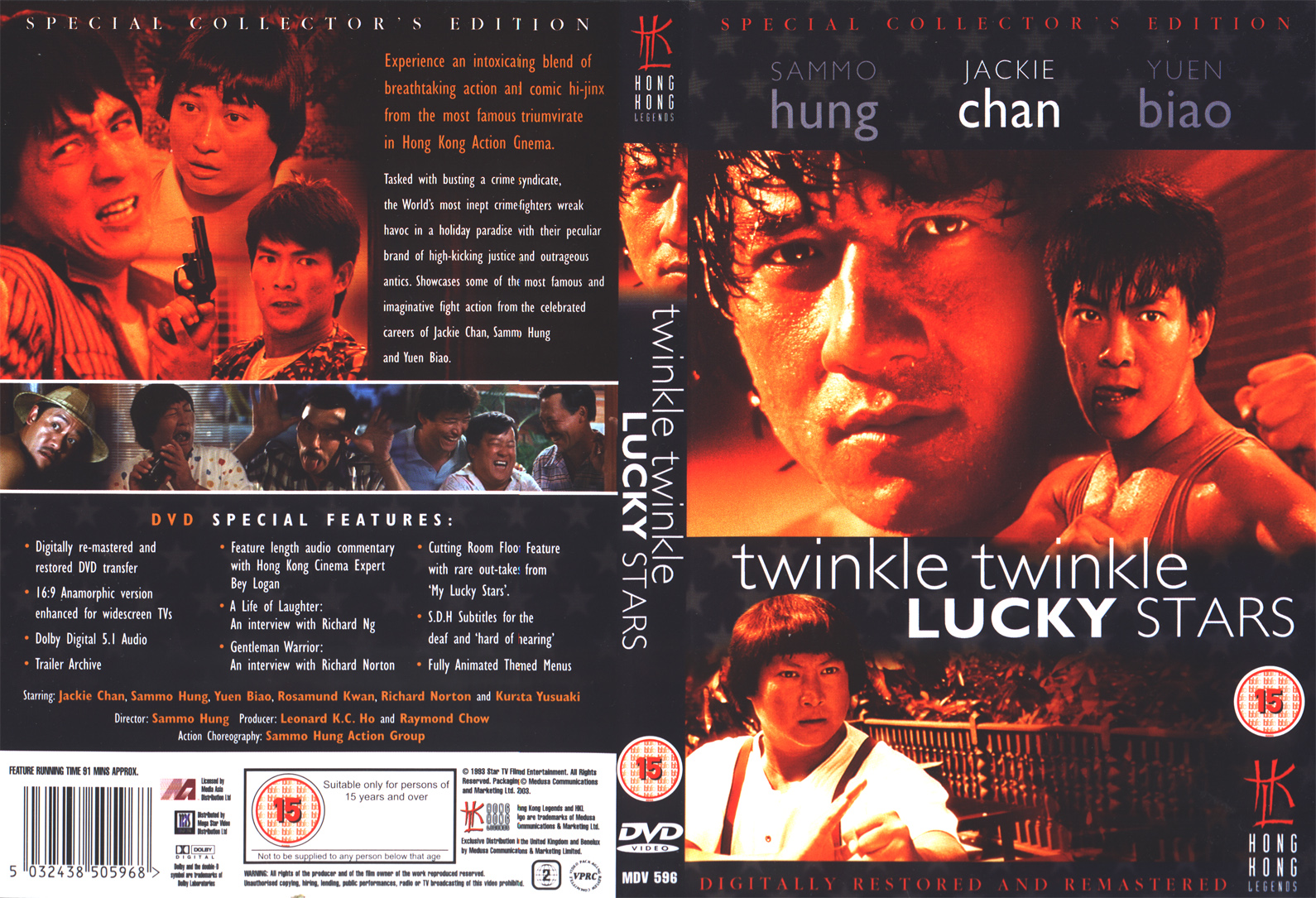 Twinkle Twinkle Lucky Stars (Jackie Chan) Cover Scan