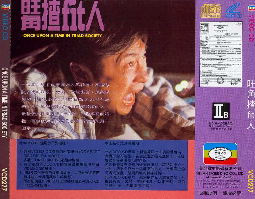 Once Upon a Time in Triad Society Cover Scan